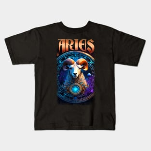 Aries Zodiac Kids T-Shirt